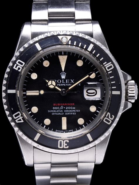 rolex submariner 1972|rolex 1680 red submariner years.